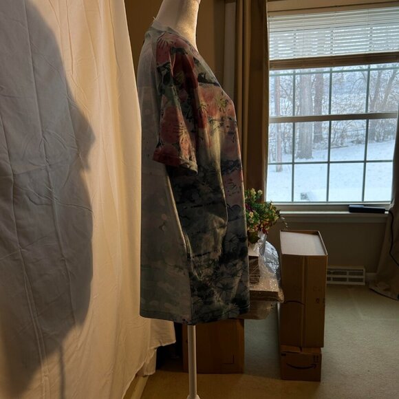 Pixie Lady Pastel floral top Size 2x - Picture 3 of 5